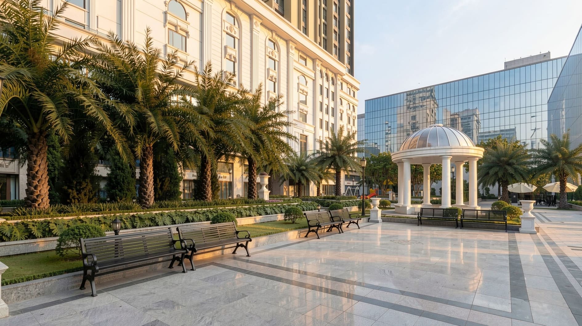 Quảng trường công viên The Grand Manhattan