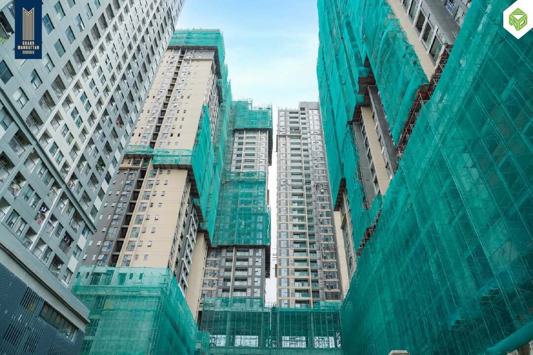 Toàn cảnh nhịp độ thi công bứt tốc The Grand Manhattan