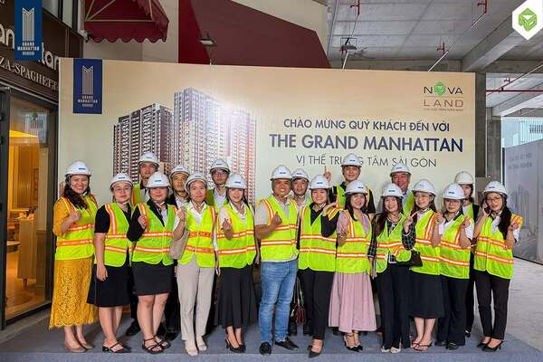 không gian hoàn thiện nhà mẫu The Grand Manhattan