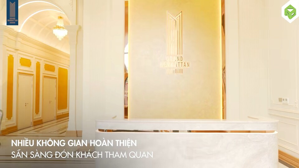 Phòng ngủ ấm cúng thiết kế hiện đại tại The Grand Manhattan