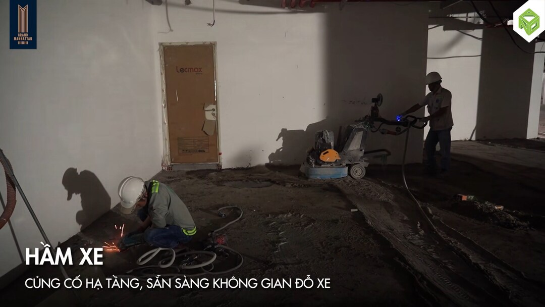Củng cố hạ tầng kỹ thuật và không gian hầm đỗ xe The Grand Manhattan