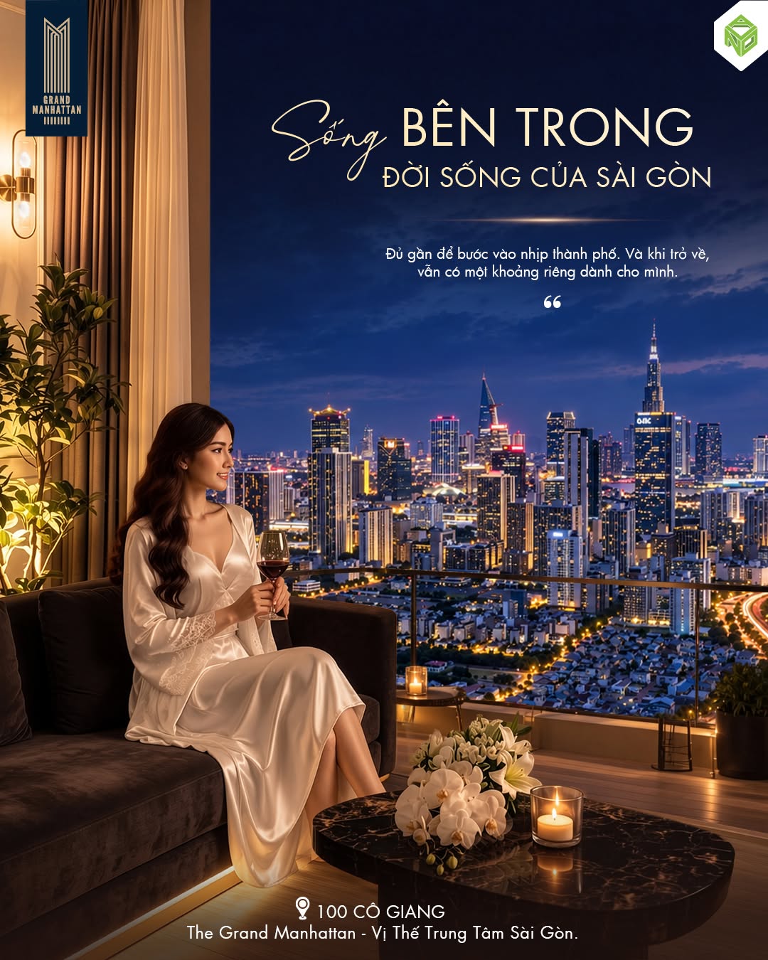 Không gian sống thượng lưu tại The Grand Manhattan Quận 1