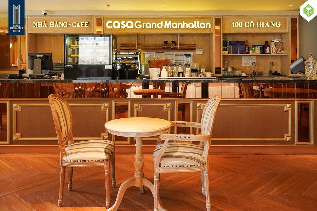 Không gian sang trọng tại Casa Grand Manhattan 100 Cô Giang Quận 1